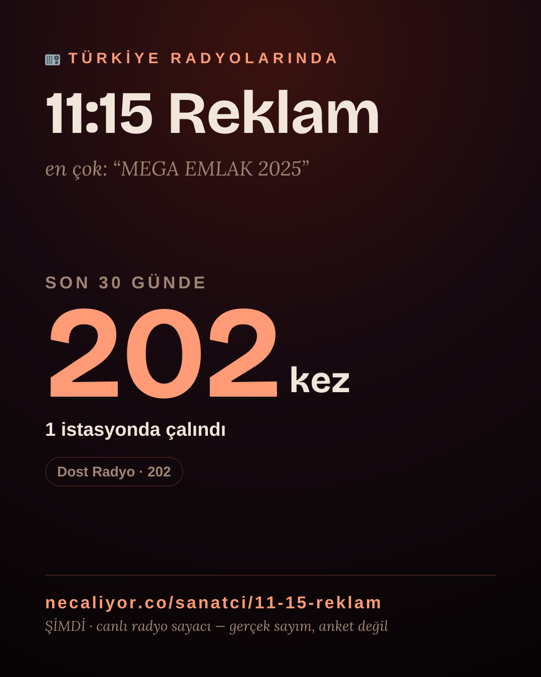 Sanatçısı, menajeri ya da hayranı mısın? Bunu paylaş.