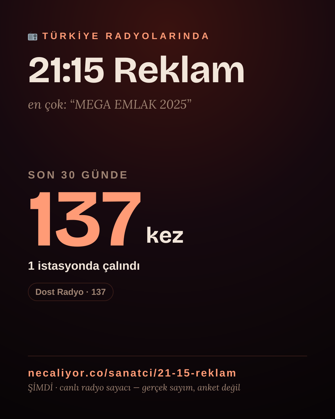 Sanatçısı, menajeri ya da hayranı mısın? Bunu paylaş.