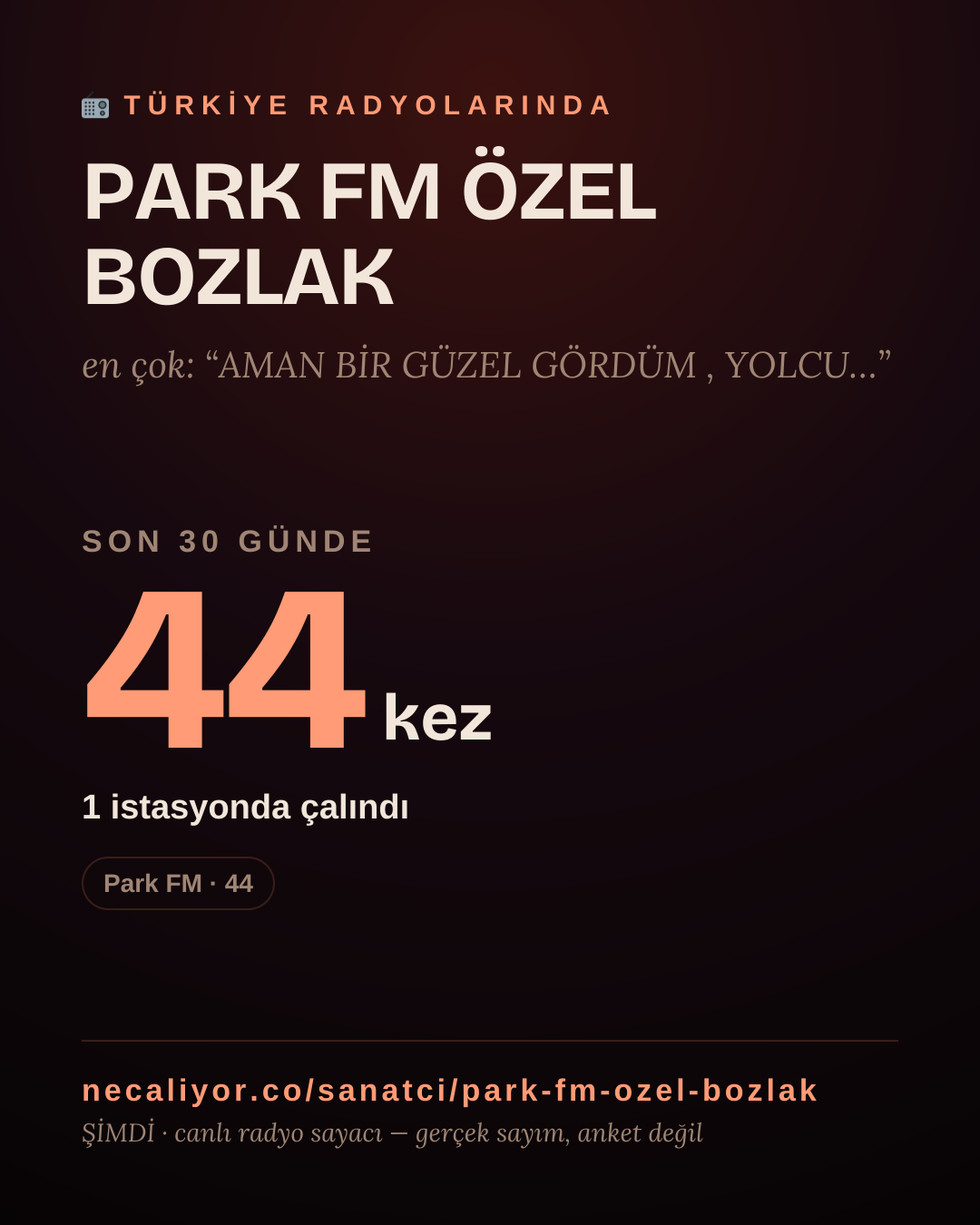 Sanatçısı, menajeri ya da hayranı mısın? Bunu paylaş.