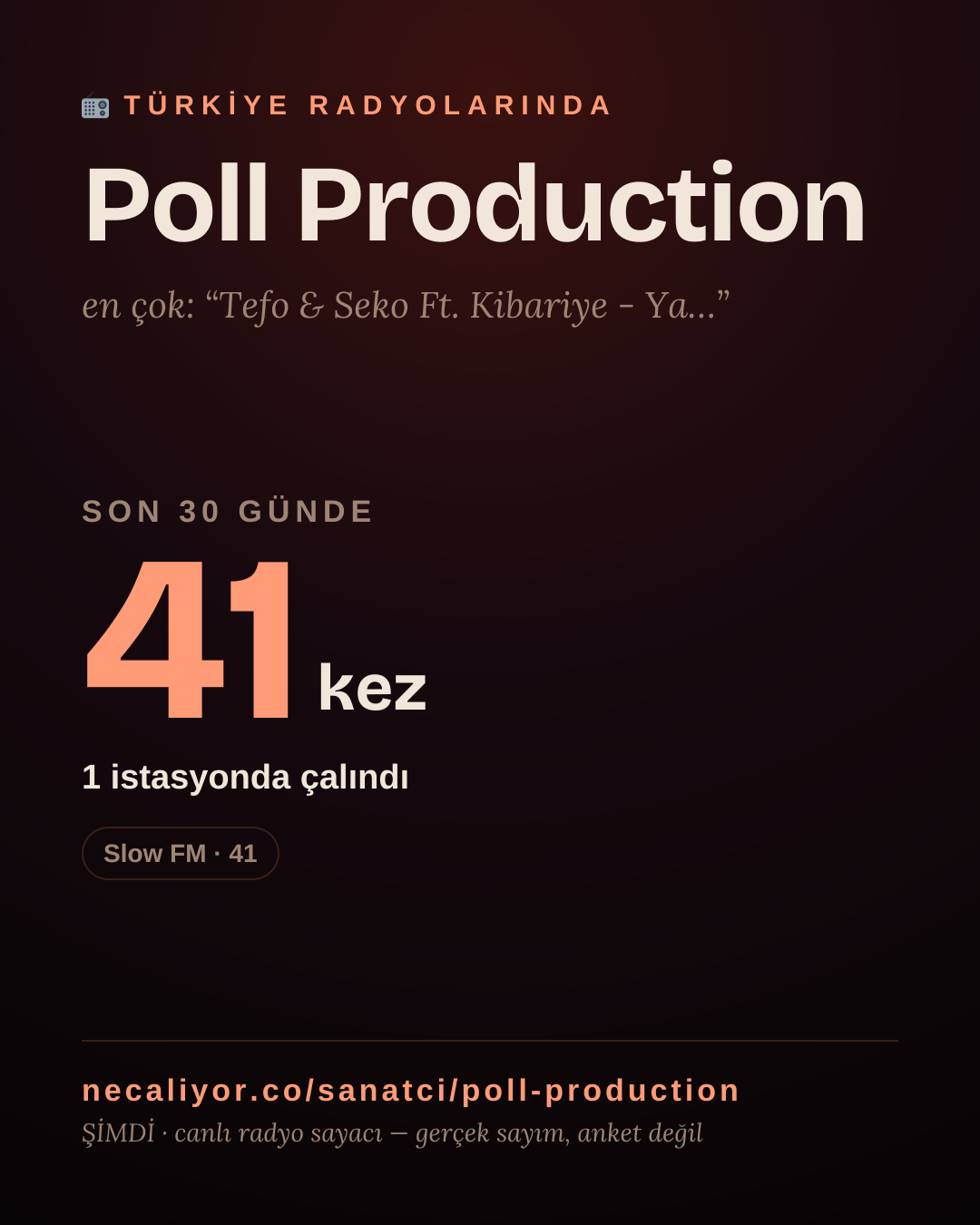 Sanatçısı, menajeri ya da hayranı mısın? Bunu paylaş.