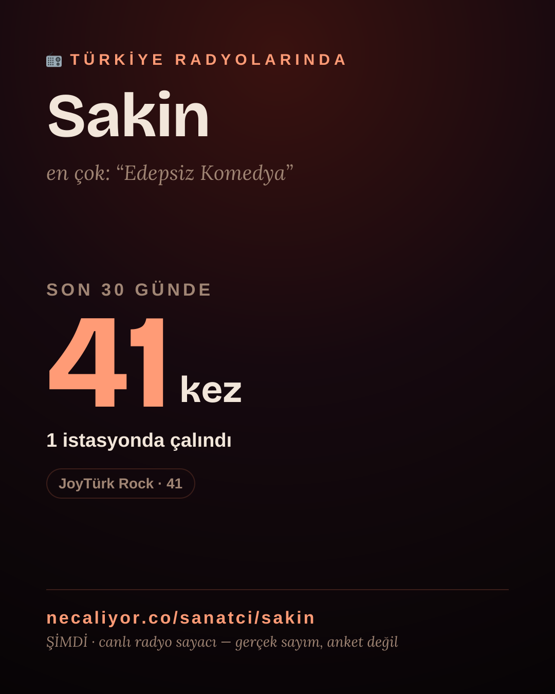Sanatçısı, menajeri ya da hayranı mısın? Bunu paylaş.