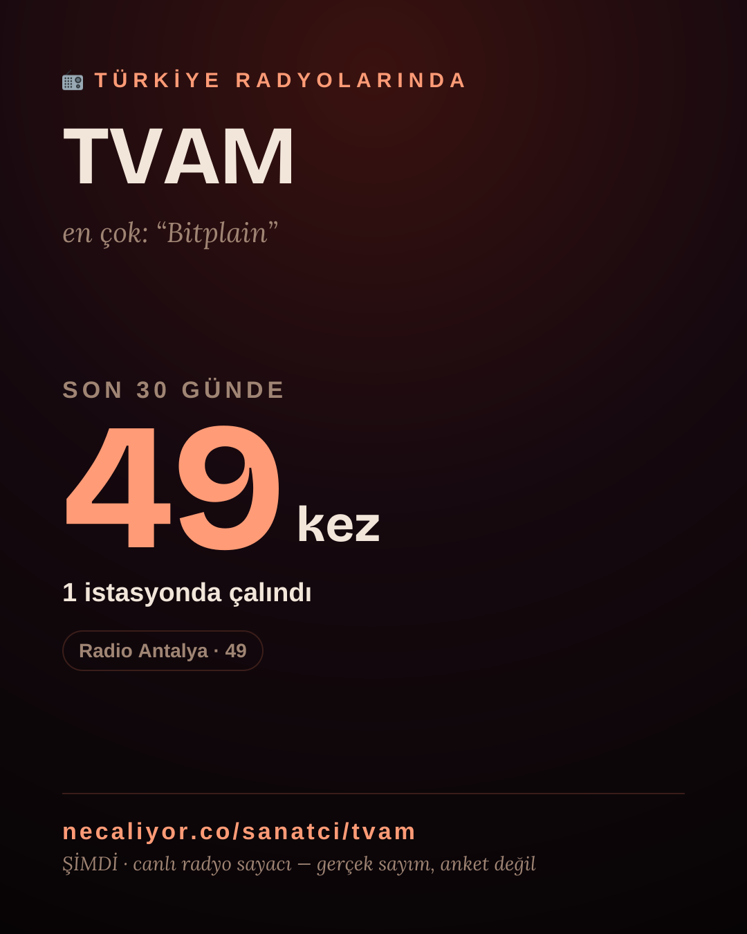 Sanatçısı, menajeri ya da hayranı mısın? Bunu paylaş.